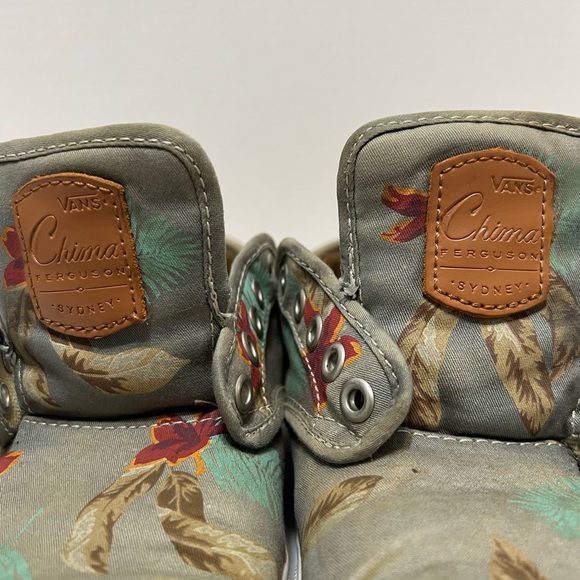 Vans Chima Ferguson Sydney Pro Limited edition gray floral pattern EC sz 8 - Picture 8 of 12